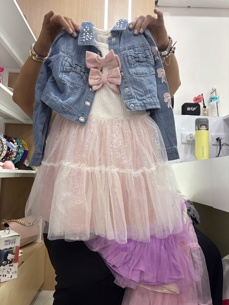 CONJUNTO VESTIDO Y CHAQUETA CORAZON