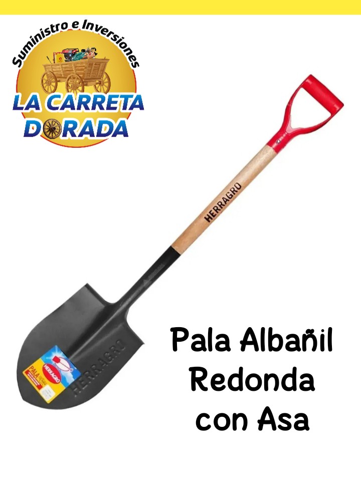 1507 Pala albañil Redonda con Asa