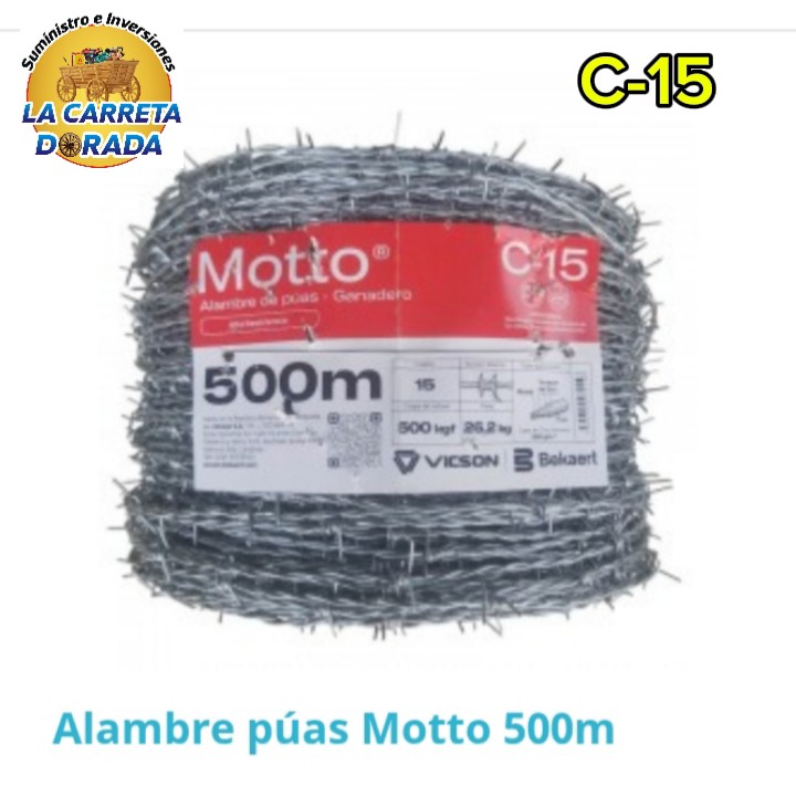 2041 Motto 500 alambre puas C-15