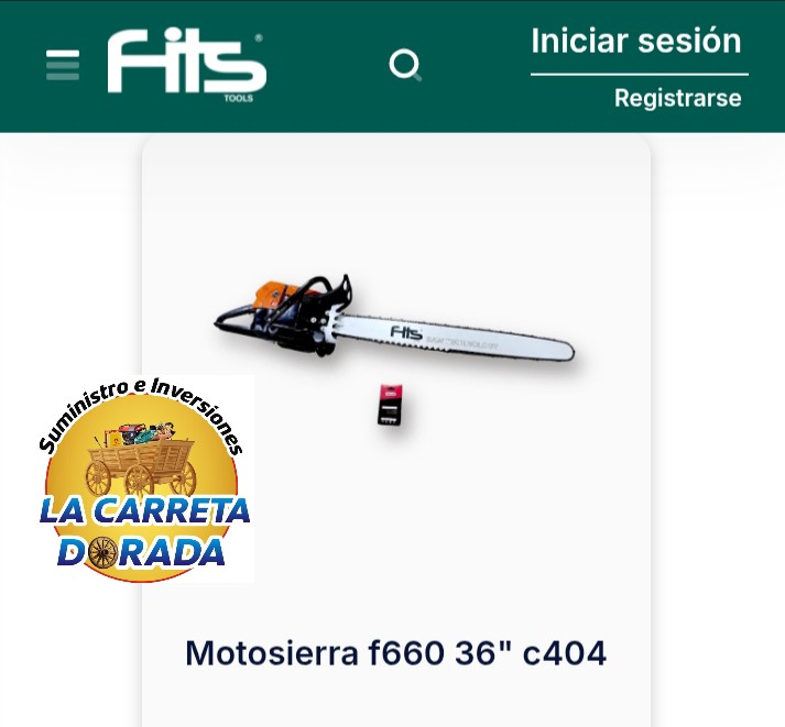 0911 FITS Motosierra f660 36" c404