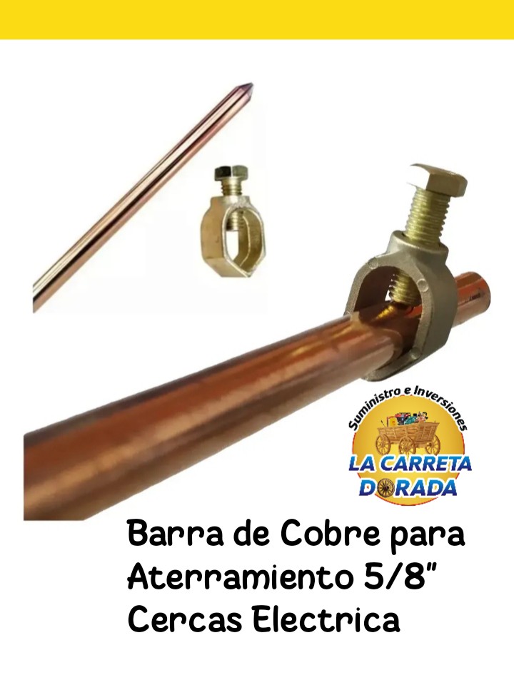 2018 Barra de Cobre 5/8 aterramiento