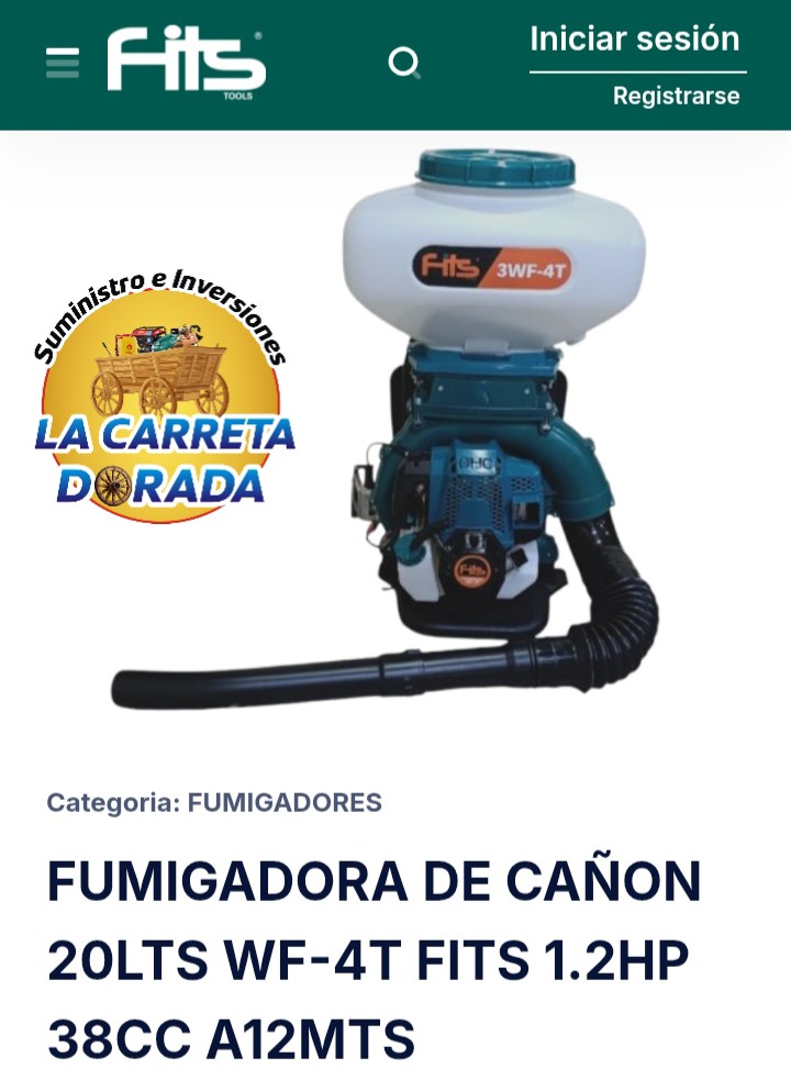 0906 FITS Fumigadora de cañón 20L
