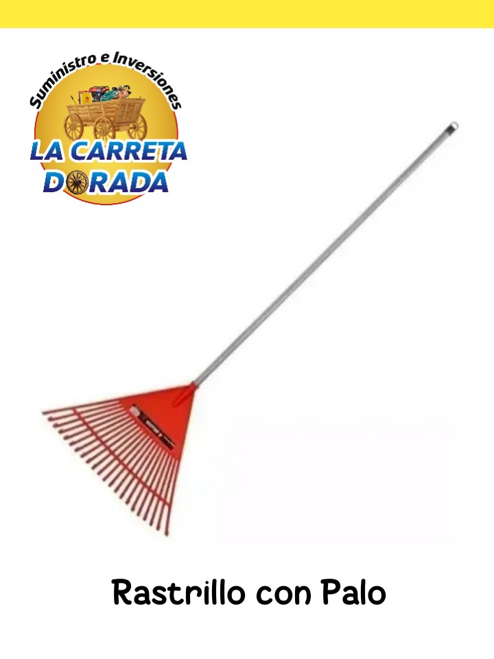 1523 Rastrillo Metálico con palo