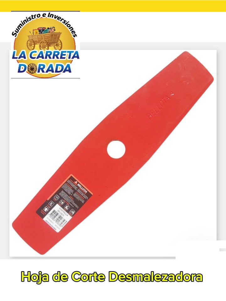 1530 Bellota hoja de corte desmalezadora roja