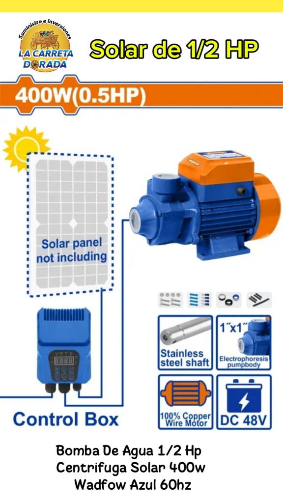 1305 Bomba Agua solar 1/2 HP