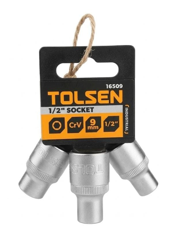 Dado corto 1/2 9mm TOLSEN