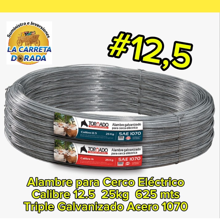 2000 Tornado alambre galvanizado 12.5