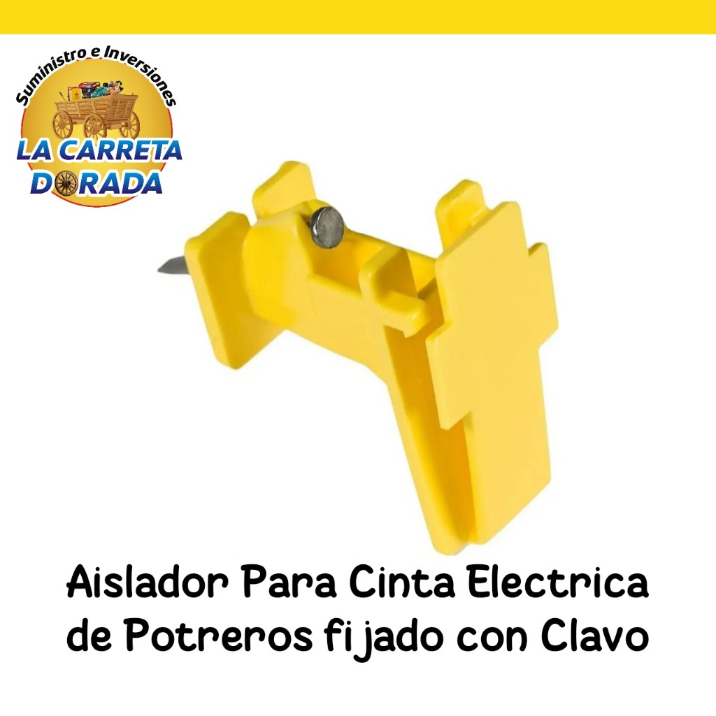 2055 Aislador para cinta eléctrica paq. 25