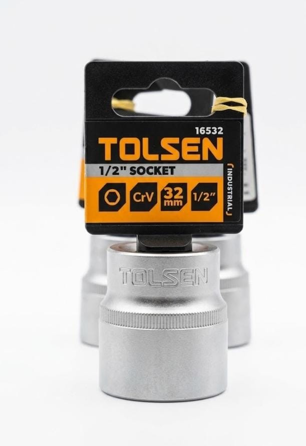 Dado corto de 1/2 32mm TOLSEN