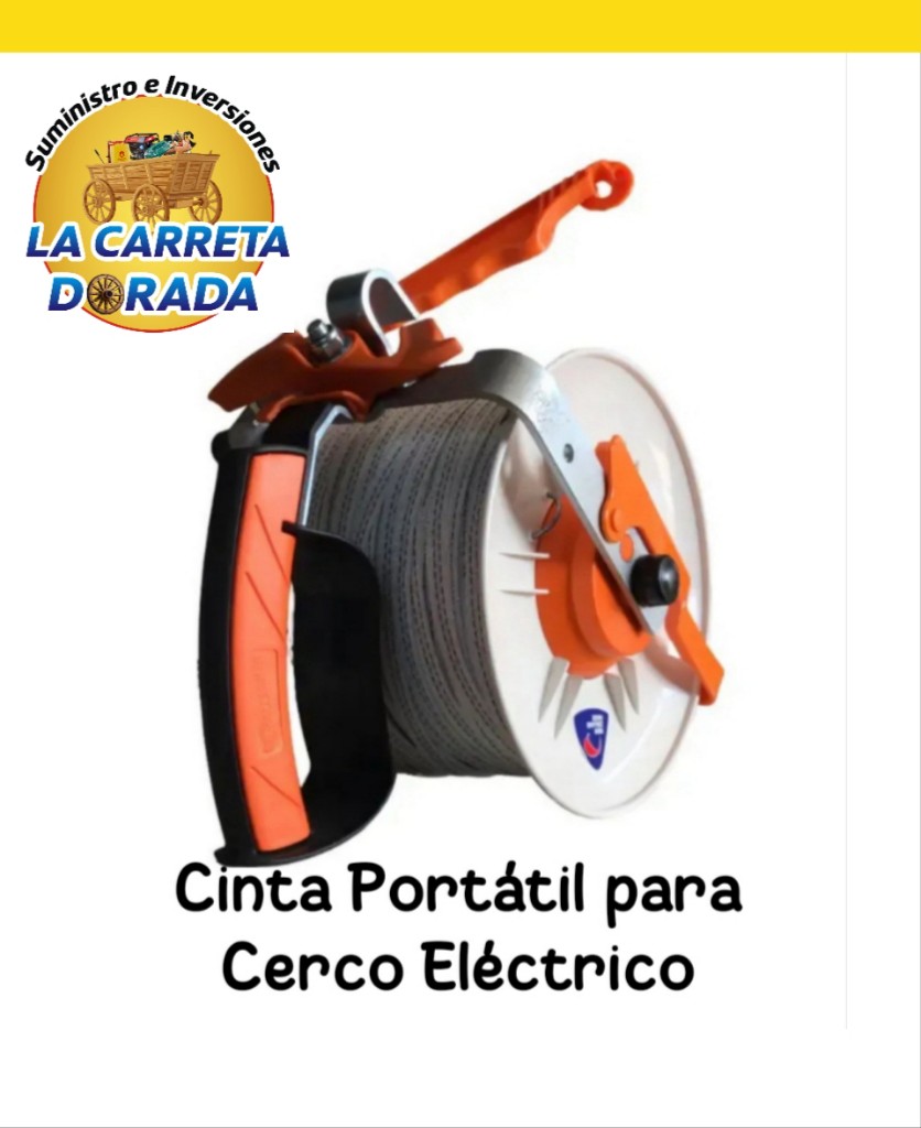 2054 Cinta Portátil cerco eléctrico ganadero 400m