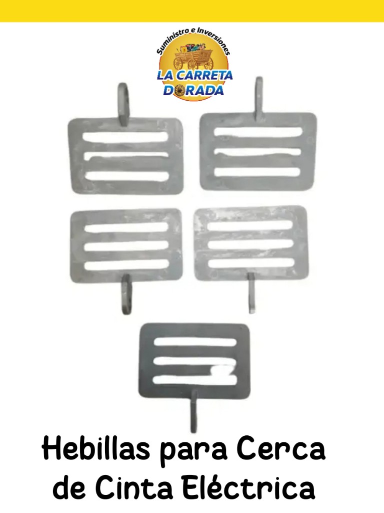 2058 Hebillas cerco con cinta eléctrica