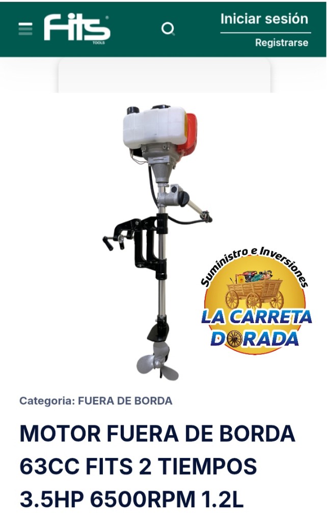 1231 FITS motor fuera de borda 63cc