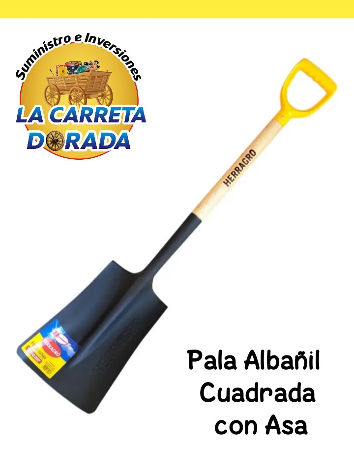 1506 Pala albañil cuadrada con asa