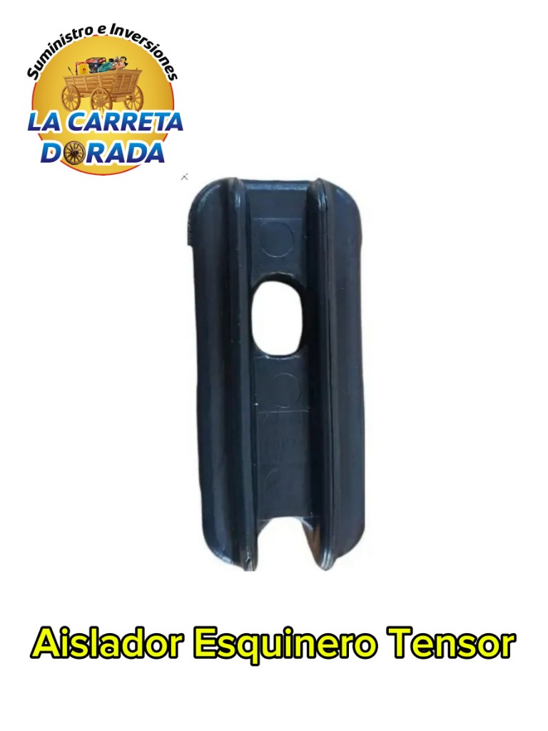 2006 Aislador esquinero tensor negro