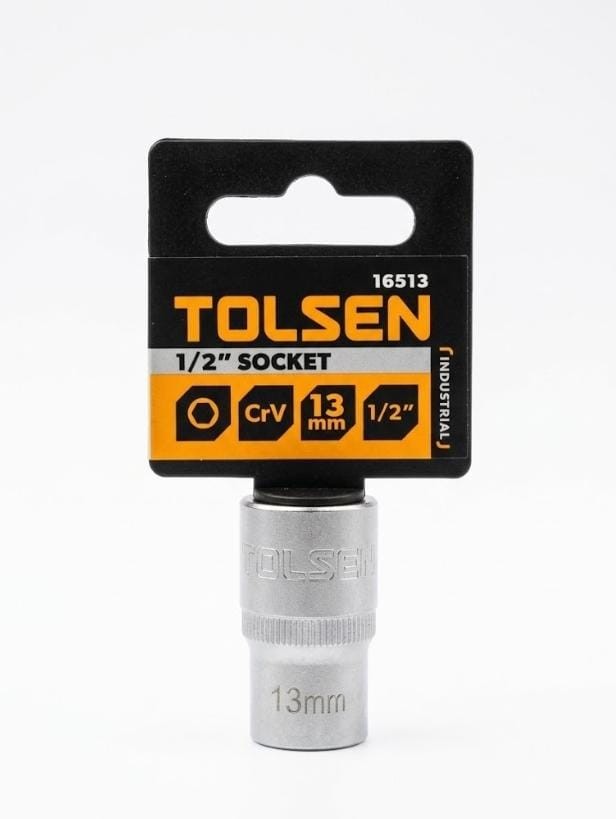 Dado corto 1/2 13mm TOLSEN