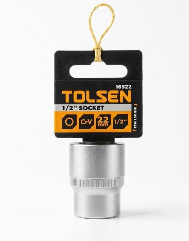 Dado corto de 1/2 22mm TOLSEN