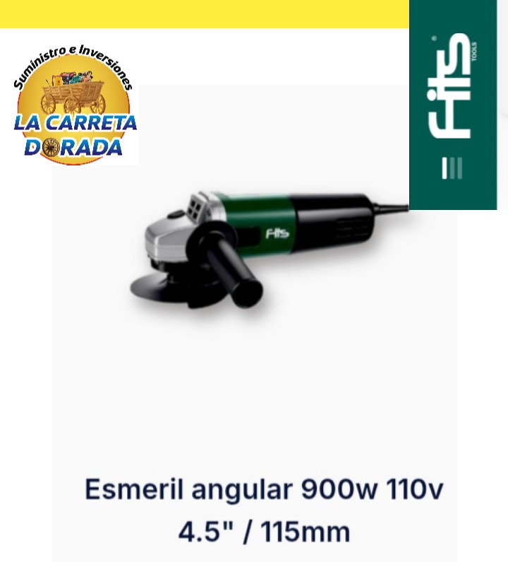 1700 Esmeril angular 900W 4.5" Fits