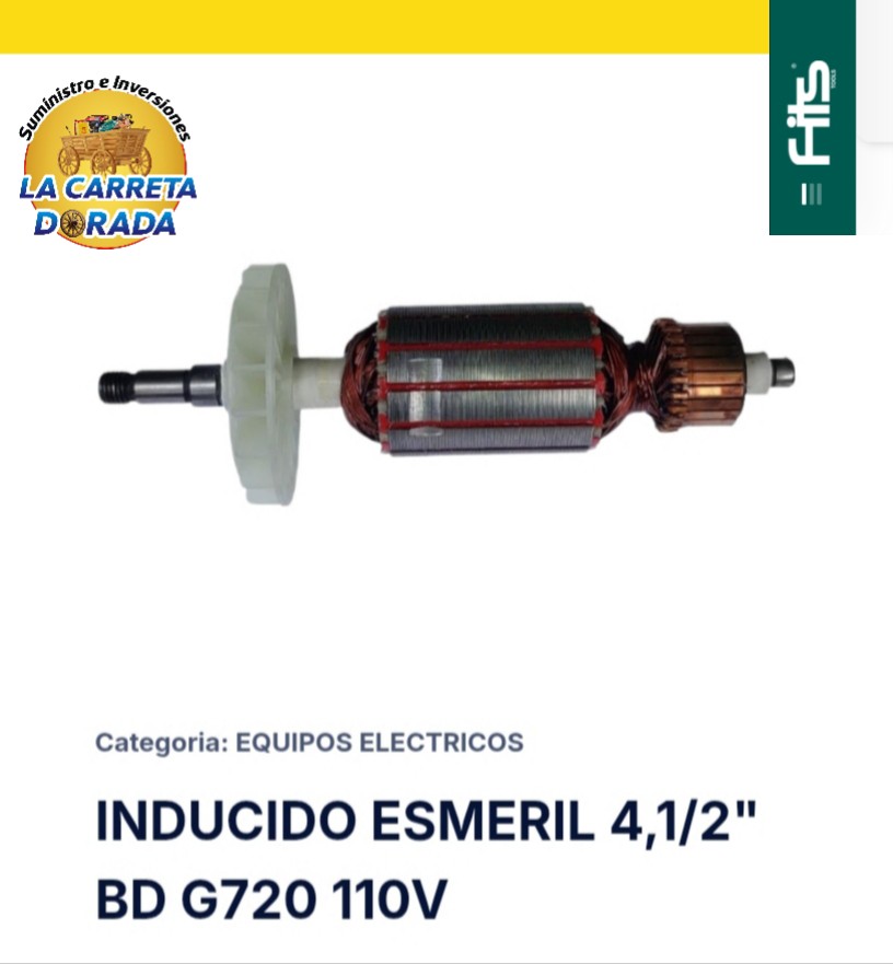 1000 BD G720 inducido esmeril 4 1/2