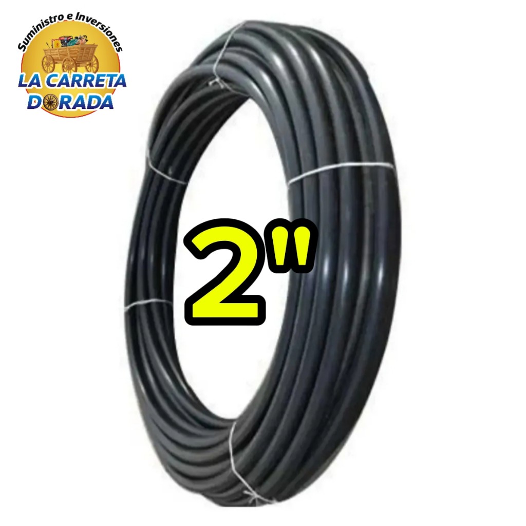 3804 Manguera negra 2", de 100m