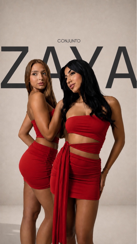 CONJUNTO ZAYA - VERMELHO