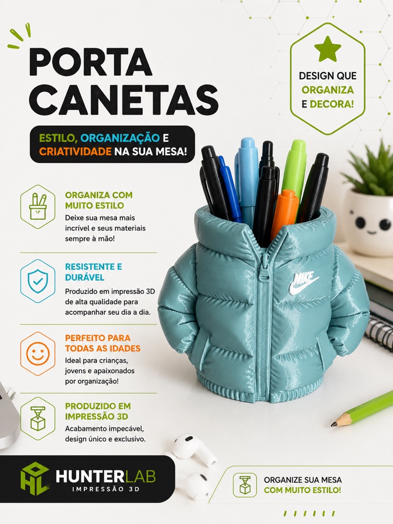 Porta Canetas Personalizado