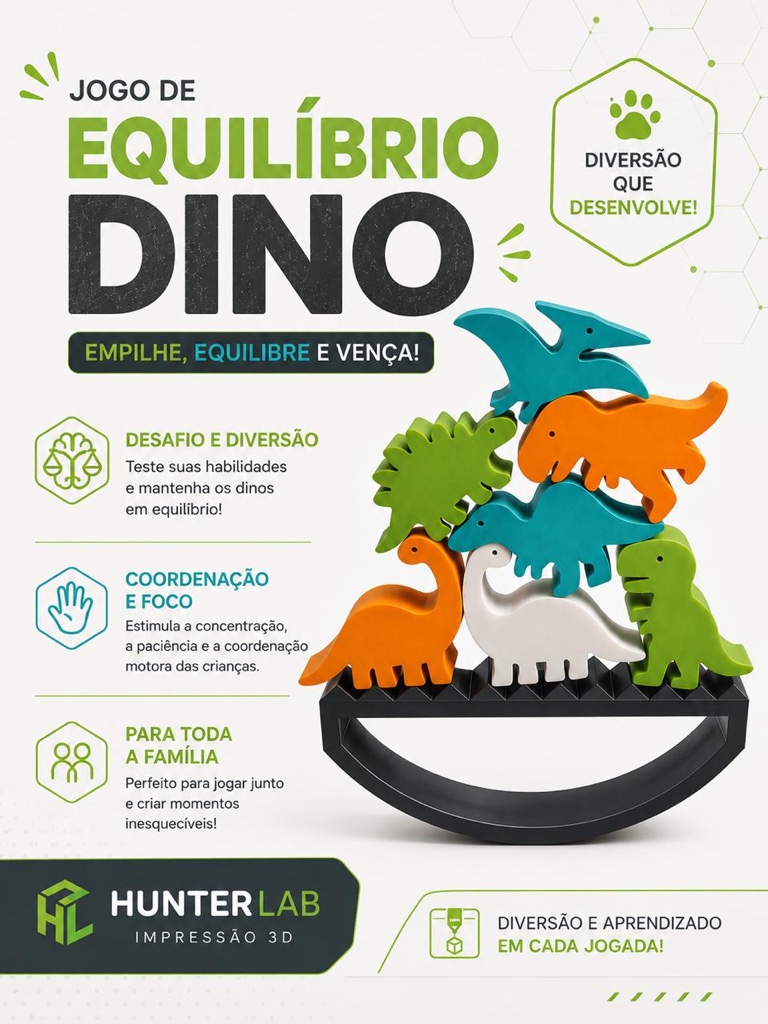 Jogo do Equilíbrio Dino