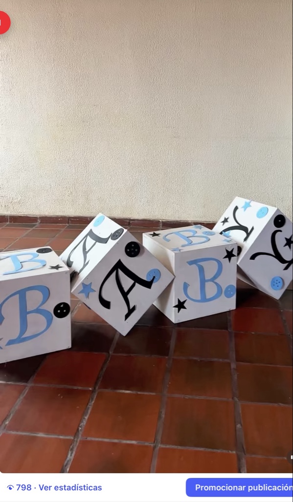 Cajas Baby Shower decorativas