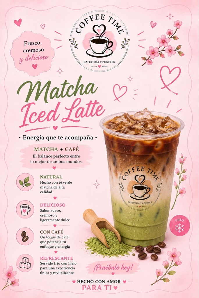 Matcha Iced Latte