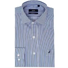 Camisa a Rayas azul talla M