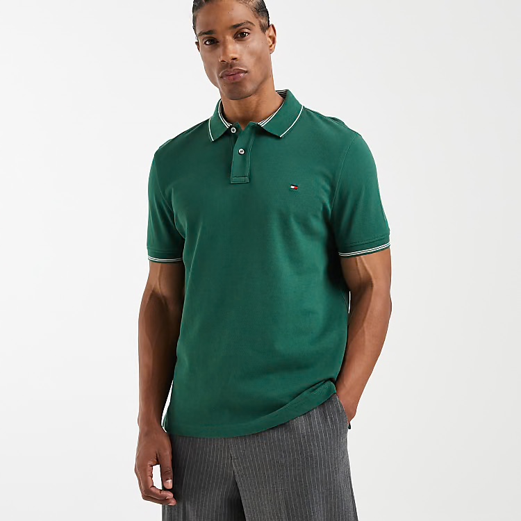 Tommy Hilfiger polo verde L