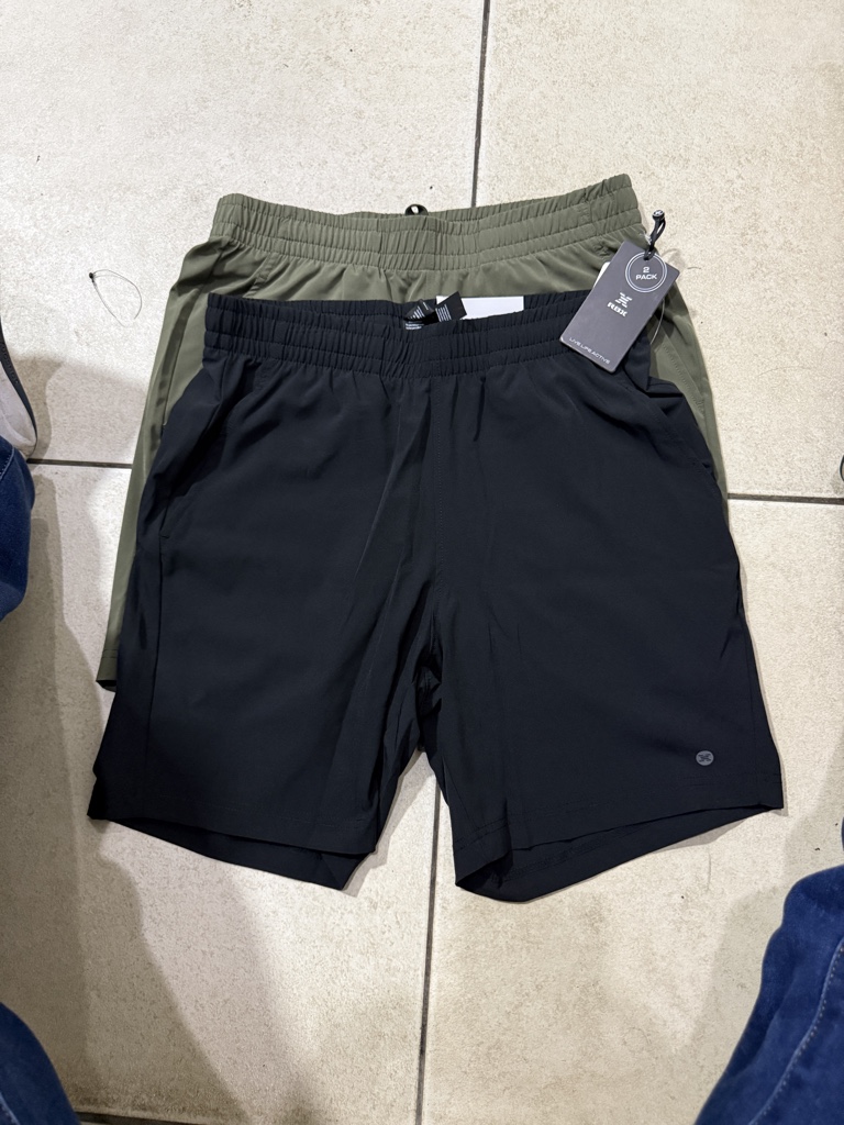 Pack 2 Short negro deportivo S
