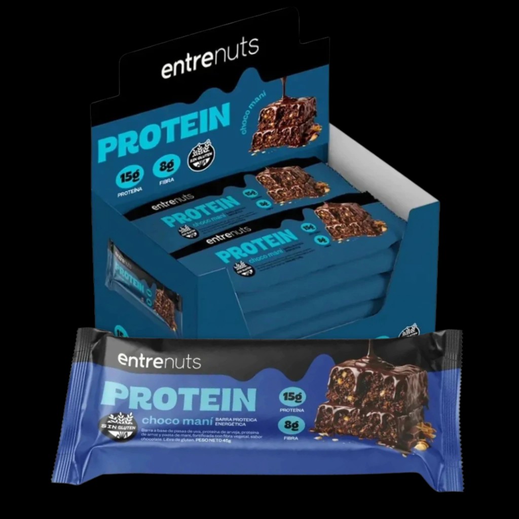 ENTRE NUTS - BARRA PROTEIN CHOCO MANI