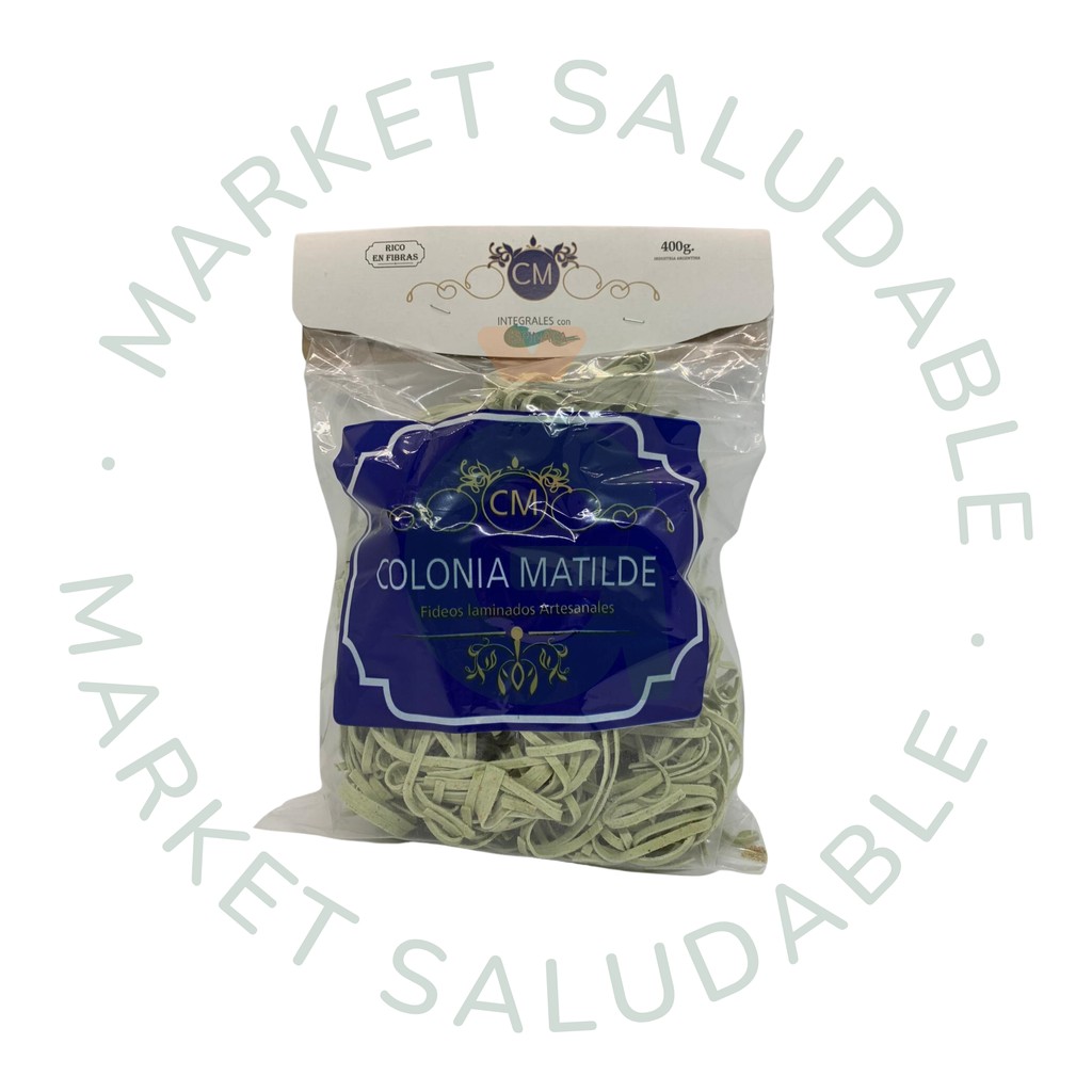 COLONIA MATILDE - FIDEOS INTEGRALES CON ESPINACA X 400 GRS