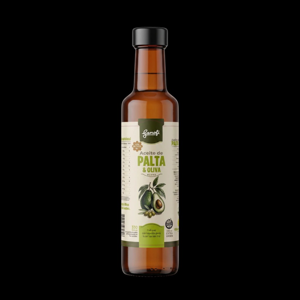 Ganofi aceite de palta y oliva x 250 cc