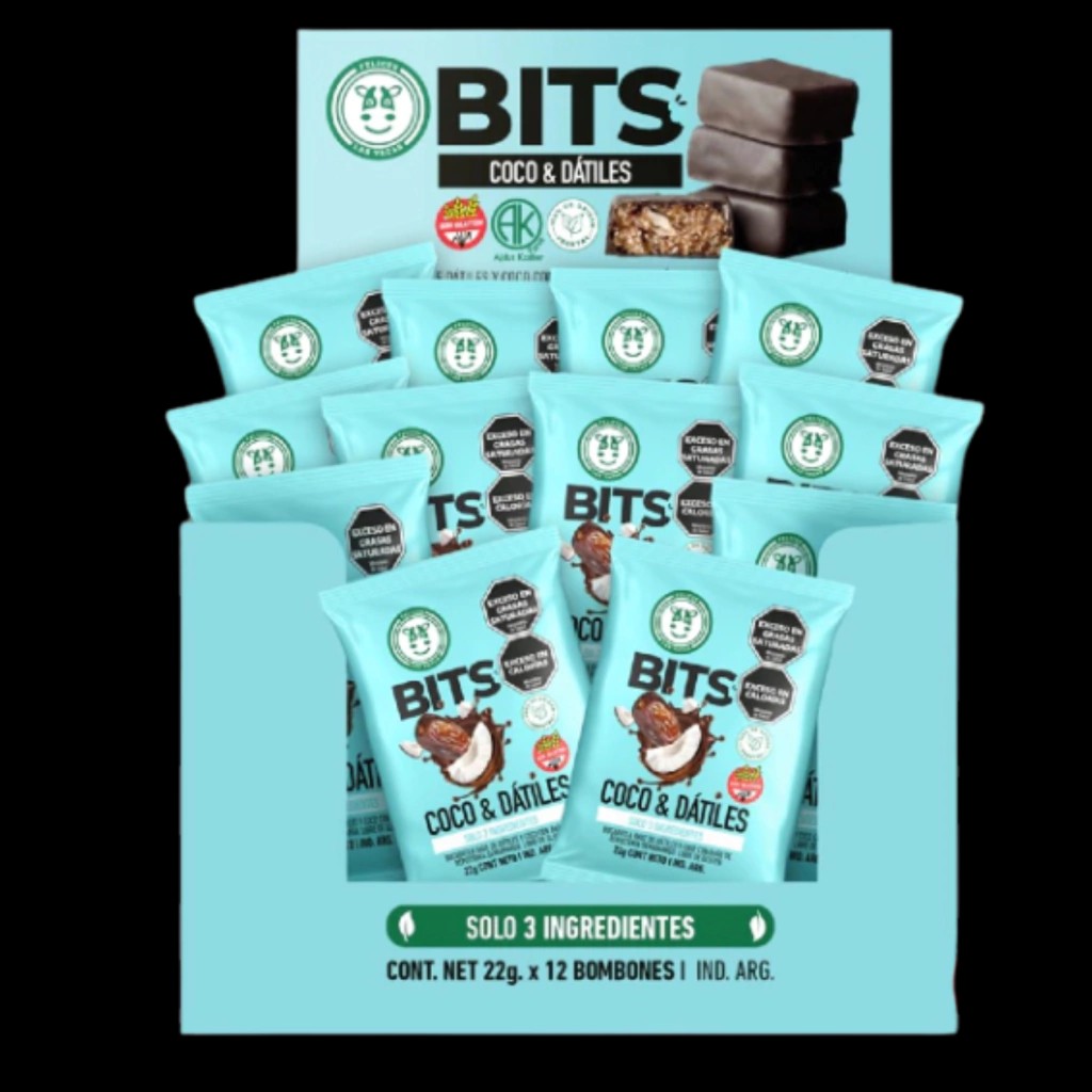FELICES LAS VACAS - BITS COCO Y DATILES x 22 g