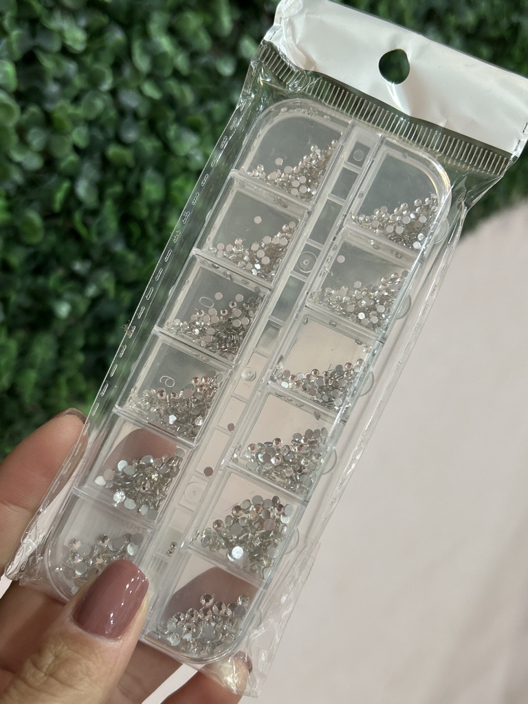 Kit strass plateados