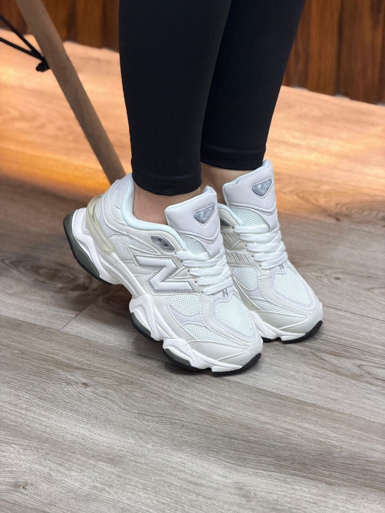 New balance 9060 blanco suela gris