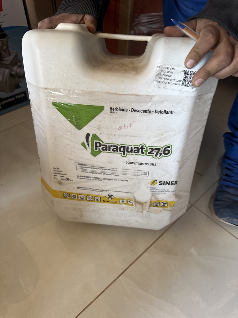 Paraquat 27,6 herbicida