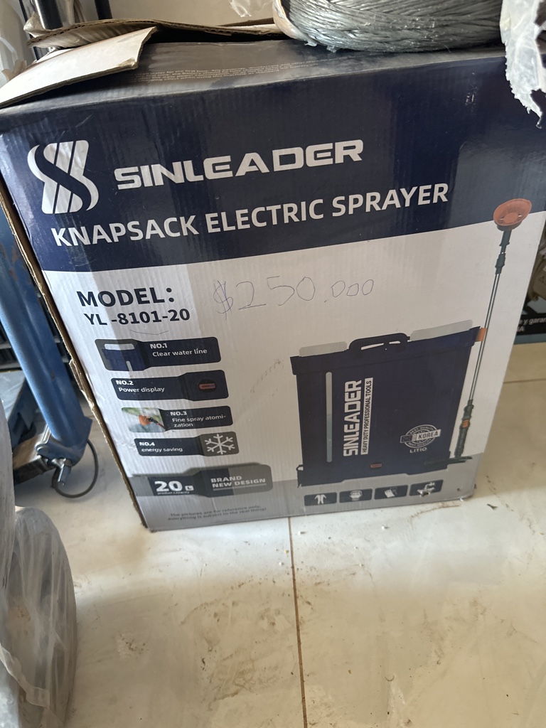 Sinleader mochila pulverizadora electrica