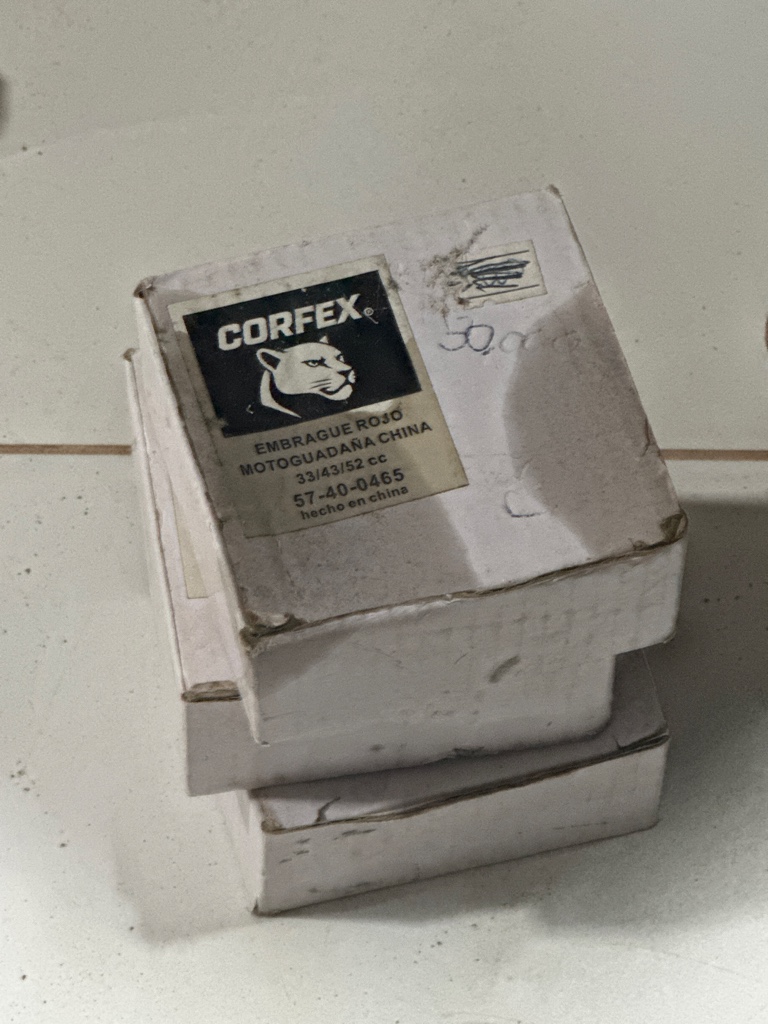 Embrague rojo Corfex