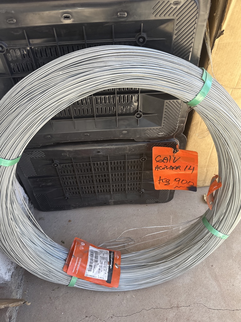 Alambre galvanizado 14