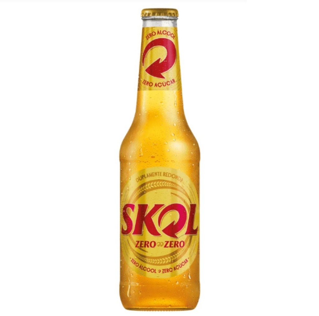 Cerveja skol zero long neck 330ml