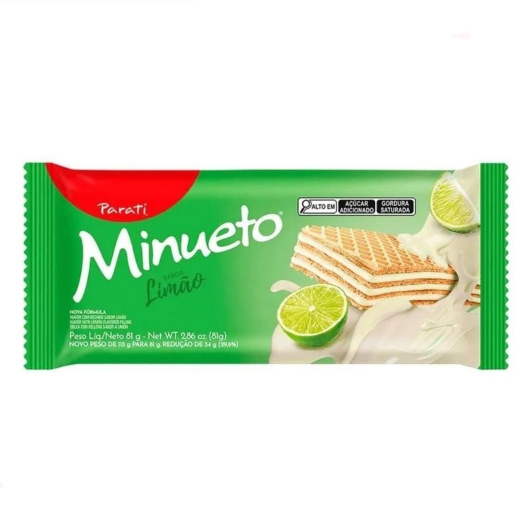 Minueto parati sabor limão 81g