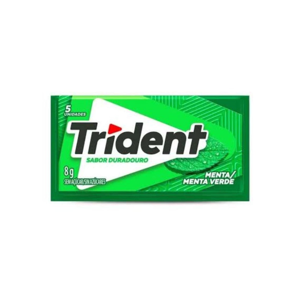 Trident sem açúcar menta 8g