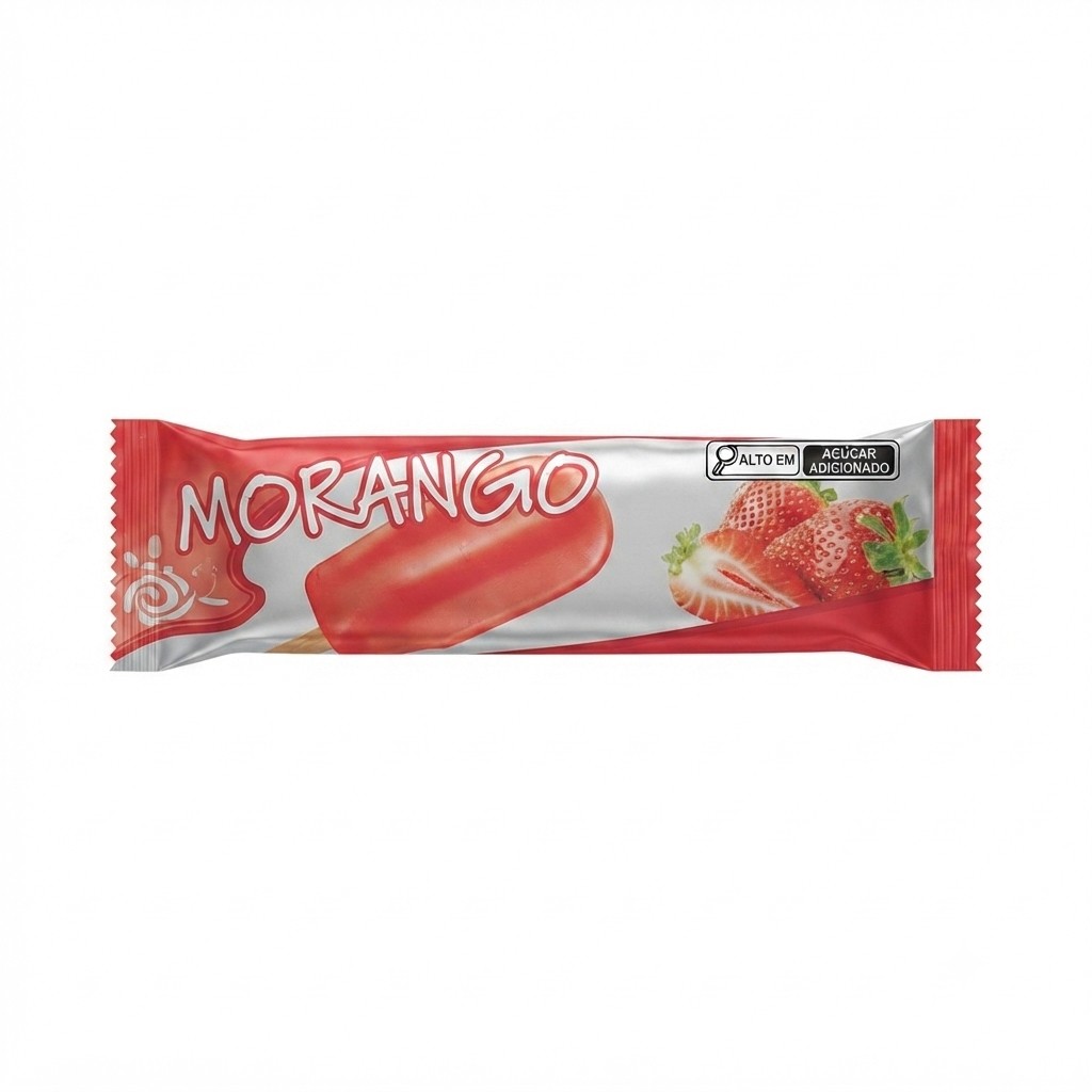 Picolé de morango 50g
