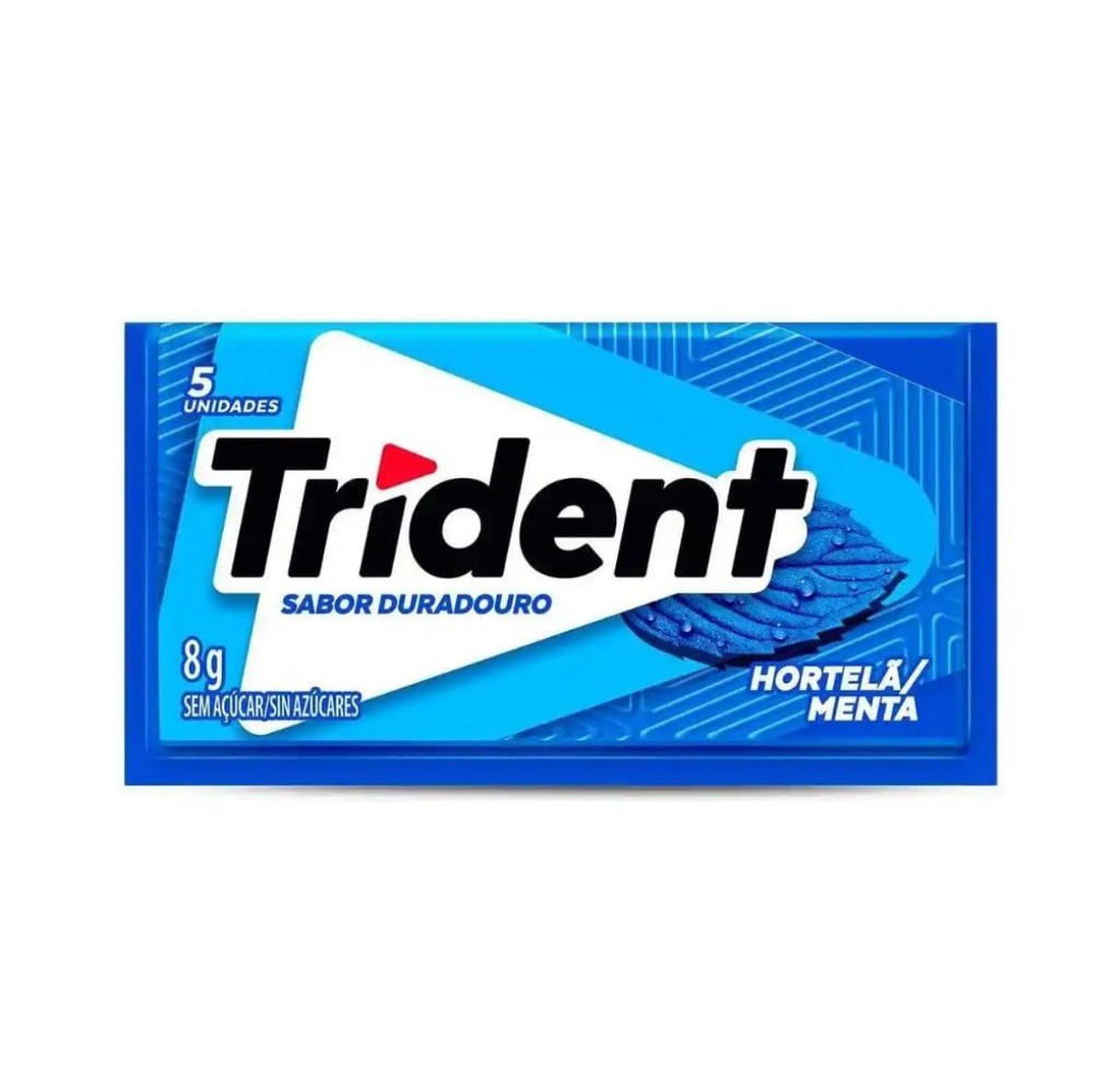 Trident sem açúcar Hortelã 8g