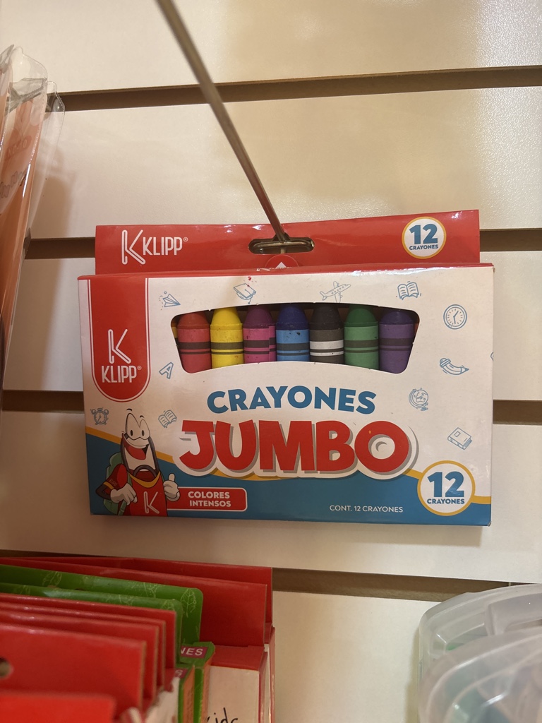 Crayolas jumbo klipp