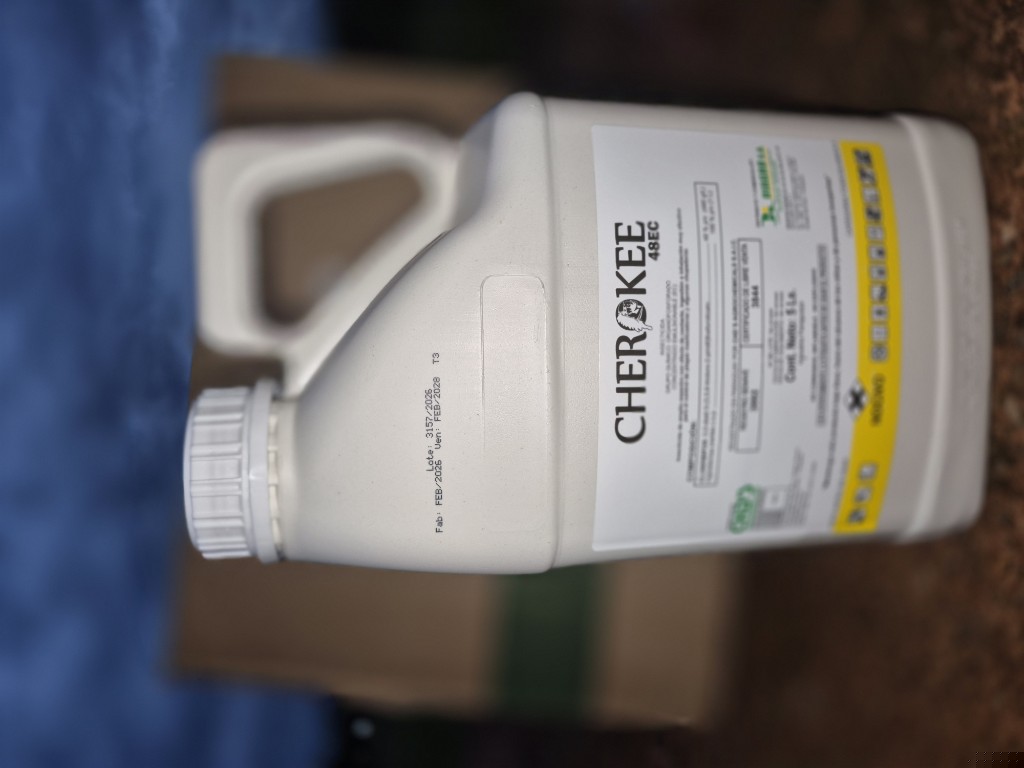 Clorpirifos 48 % Cherokee GL X 5 LT REG. SENAVE 3862, LOTE 3157/2026