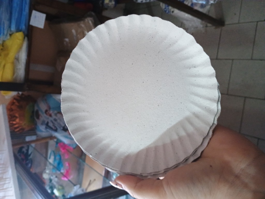 Bandeja de cartón redonda de 16 cm.