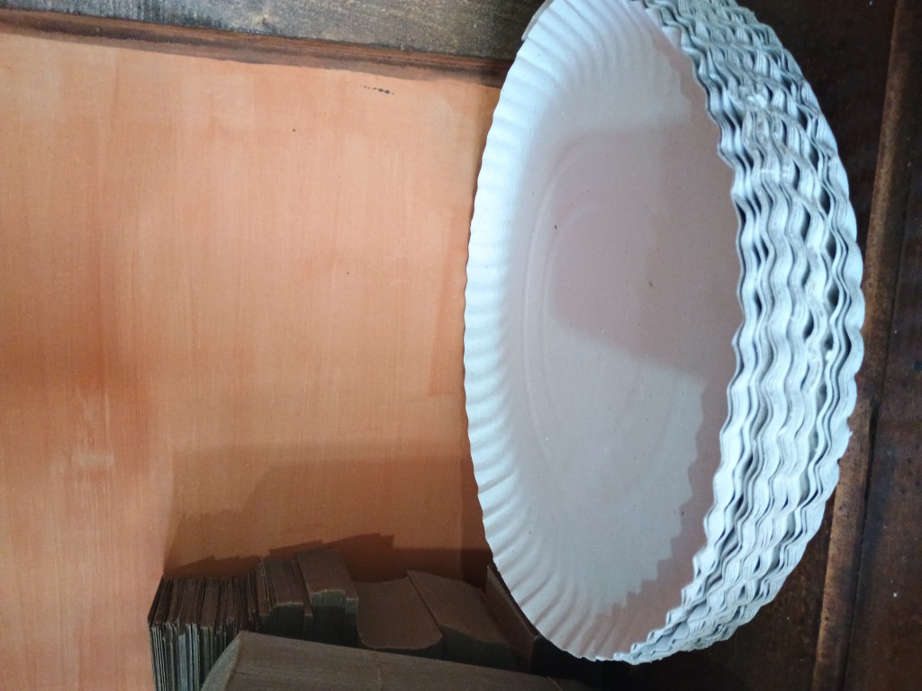 Bandeja de cartón redonda de 30 cm